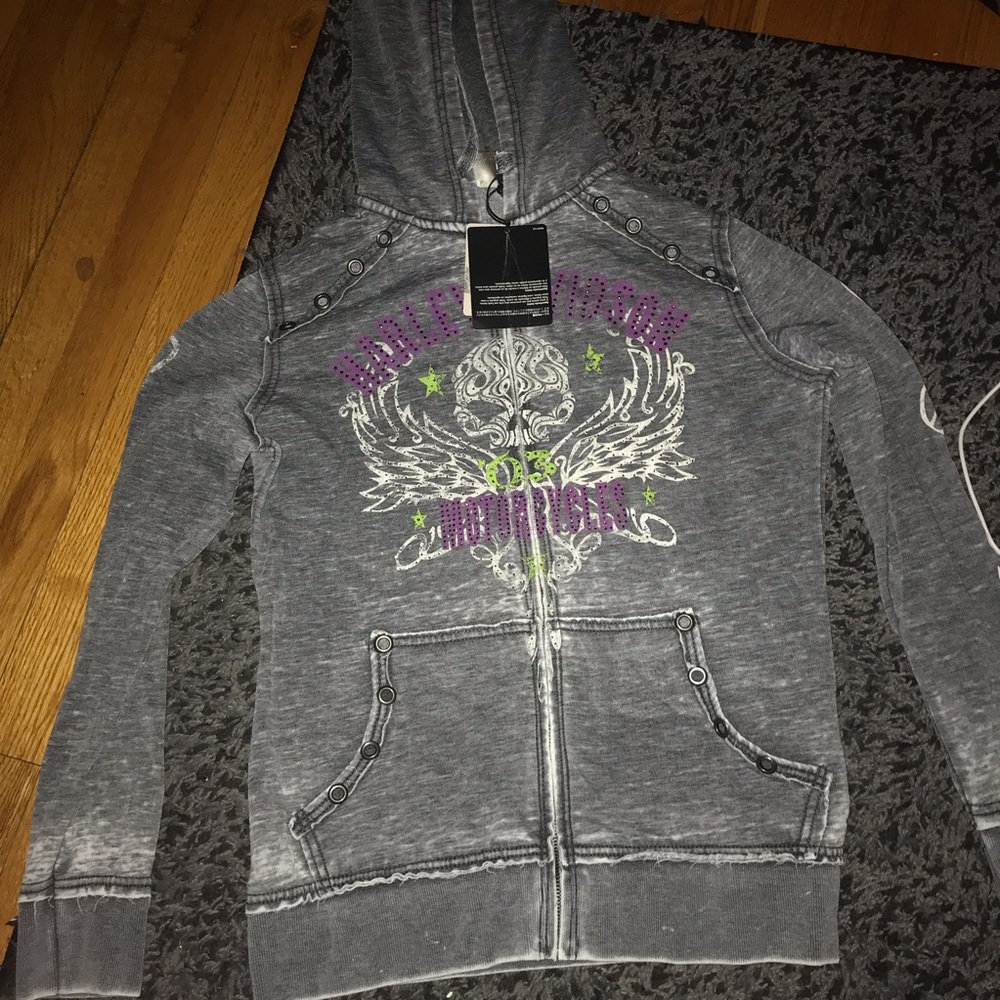Harley Davidson women’s zip up jacket
